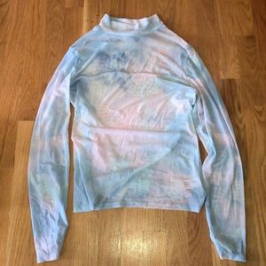 Wild Fable Mesh Colorful Top